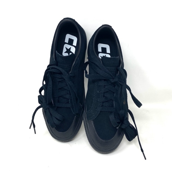 Converse Women’s One Star Pro AS Low Suede Black Casual Size Sneakers 169615C - Picture 5 of 9